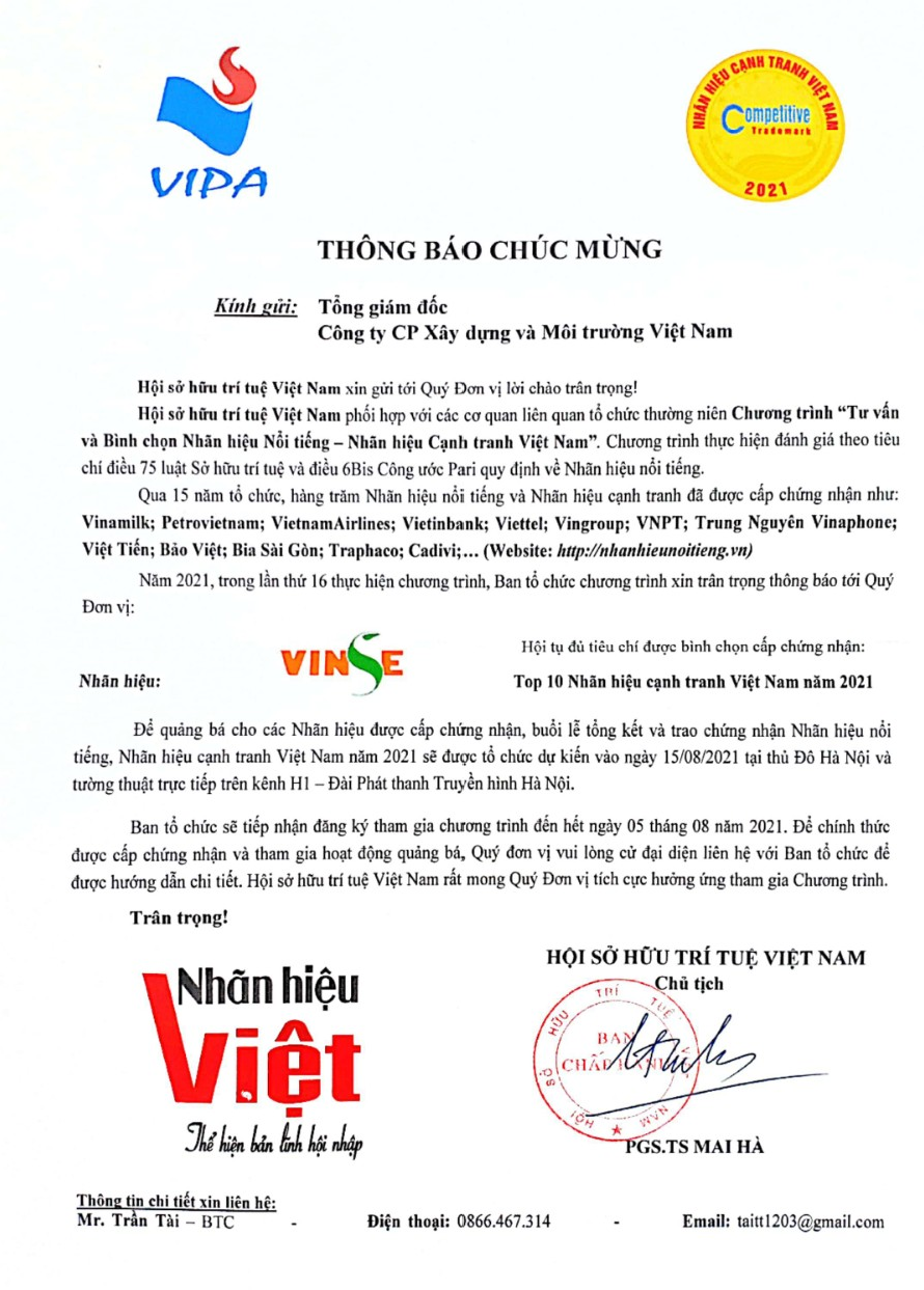 Top 10 nhãn hiệu cạnh tranh Việt Nam 2021